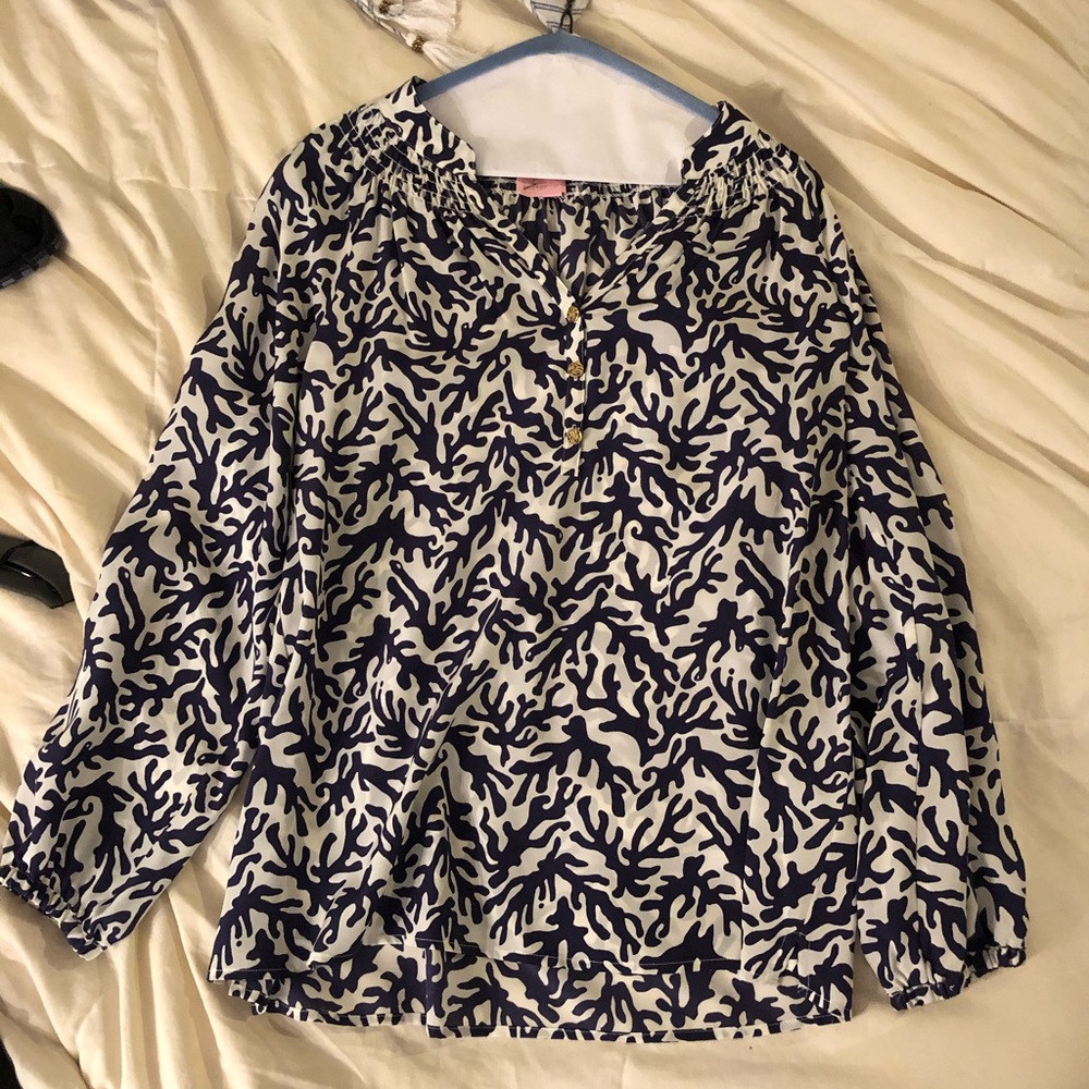 Lilly Pulitzer Elsa Silk Top